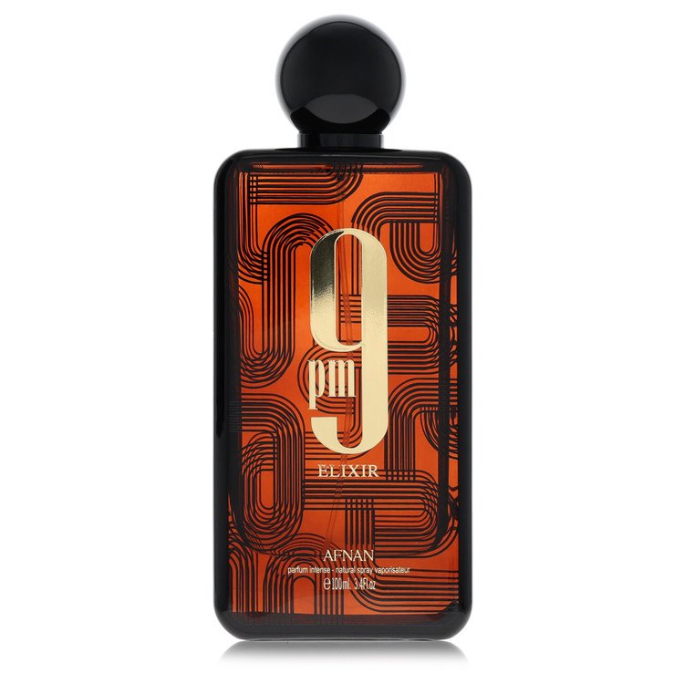 Afnan 9pm Elixir Intense 3.4 oz Parfum Intense Spray (Unisex Tester) For Men By Afnan