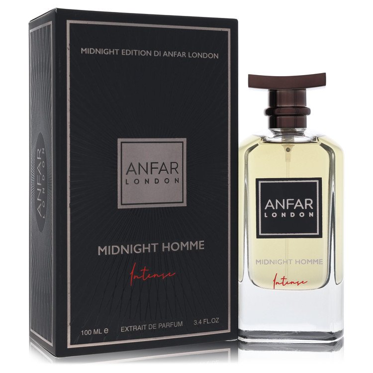 Anfar London Midnight Homme Intense 3.4 oz Extrait De Parfum Spray For Men By Anfar