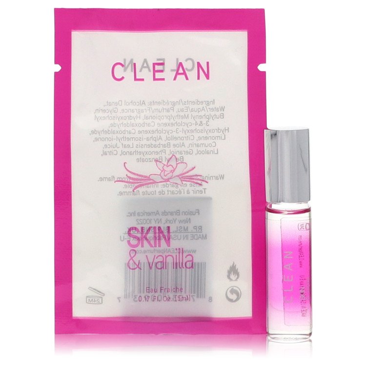 Clean Skin And Vanilla 0.17 oz Mini Eau Frachie For Women By Clean