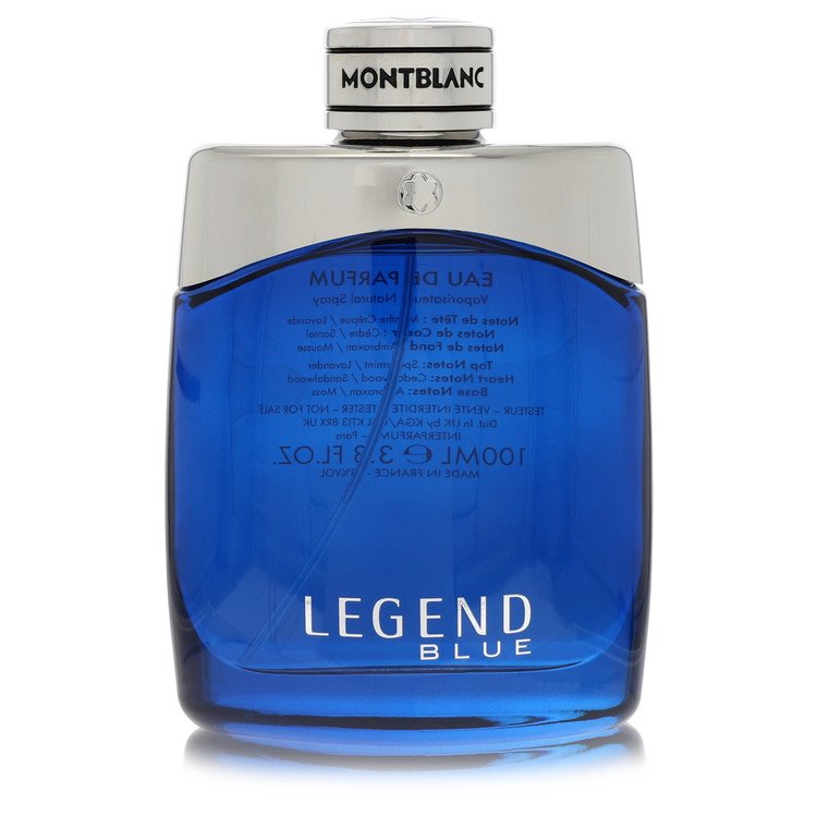 Montblanc Legend Blue 3.3 oz Eau De Parfum Spray (Tester) For Men By Mont Blanc