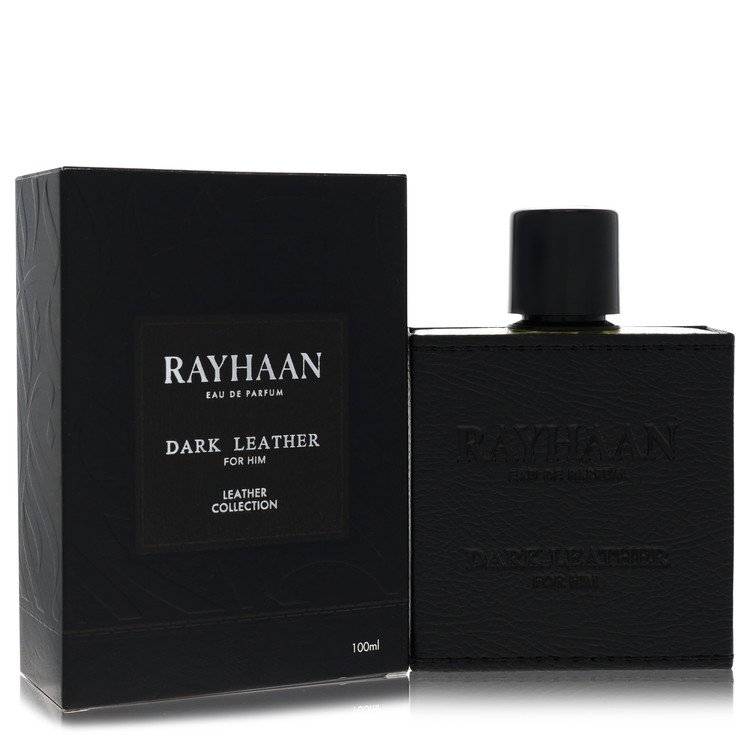 Rayhaan Dark Leather 3.38 oz Eau De Parfum Spray For Men By Rayhaan