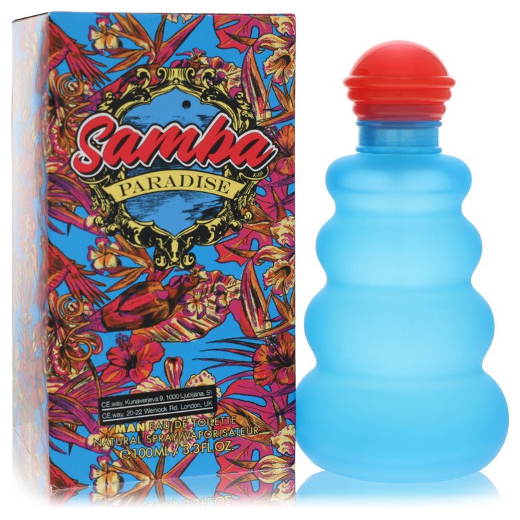 Samba Paradise 3.3 oz Eau De Toilette Spray For Men By Samba
