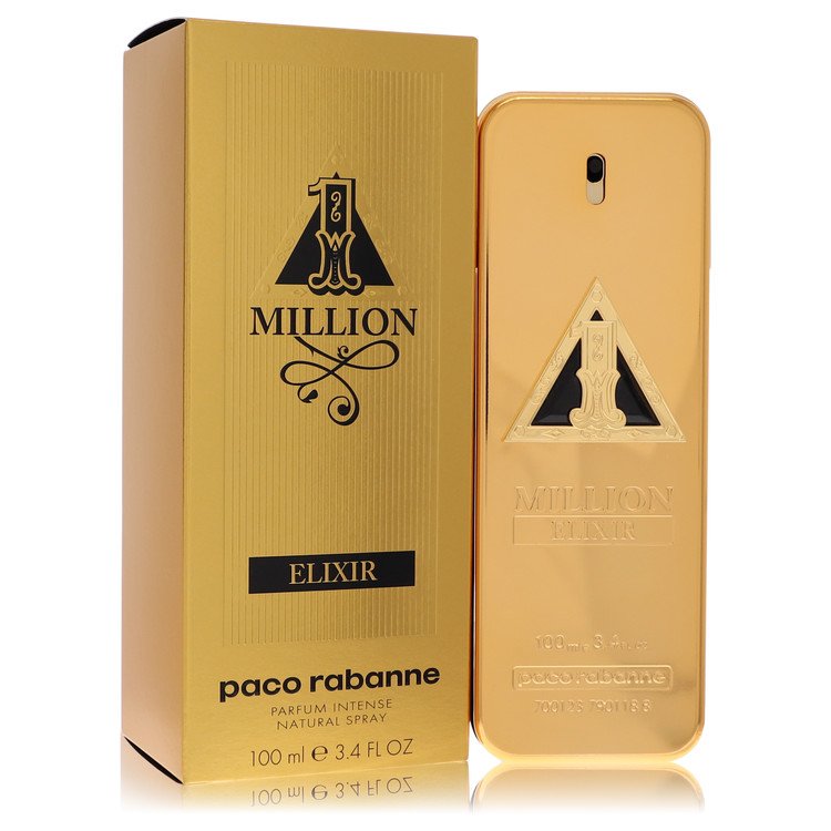 1 Million Elixir 3.4 oz Eau De Parfum Intense Spray For Men By Paco Rabanne