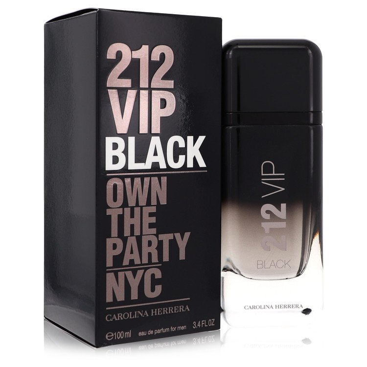 Image of Carolina Herrera 212 Vip Black Cologne 3.4 oz Eau De Parfum Spray  - Best Deals