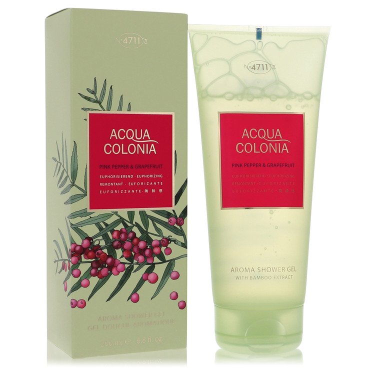 Image of 4711 4711 Acqua Colonia Pink Pepper & Grapefruit Perfume 6.8 oz Shower Gel  - Best Deals