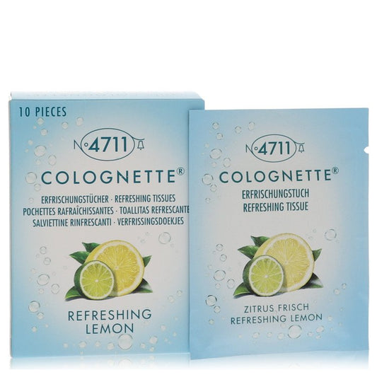 4711 Colognette Refreshing Lemon -- Box Of 10 Refreshing Tissues For Men By 4711