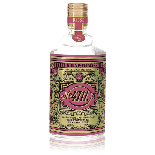 4711 Floral Collection Rose 3.4 oz Eau De Cologne Spray (Unisex Tester) For Men By 4711