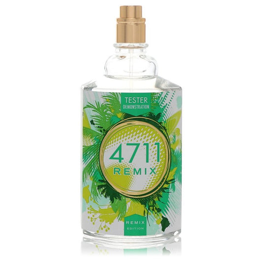 4711 Remix Green Oasis 3.4 oz Eau De Cologne Spray (Unisex Tester) For Men By 4711
