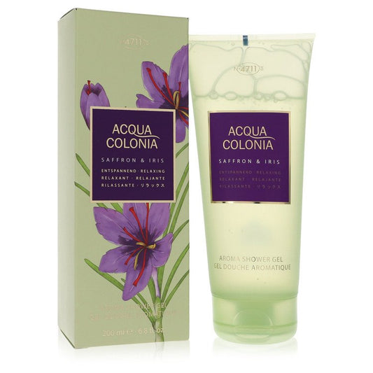 4711 Acqua Colonia Saffron & Iris 6.8 oz Shower Gel For Women By 4711