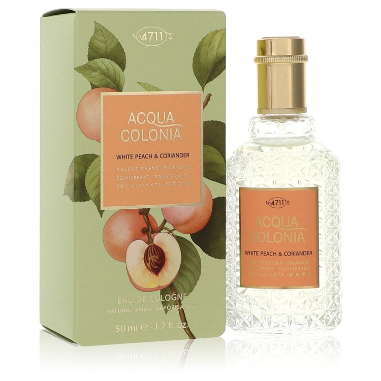 Image of 4711 4711 Acqua Colonia White Peach & Coriander Perfume 1.7 oz Eau De Cologne Spray (Unisex)  - Best Deals