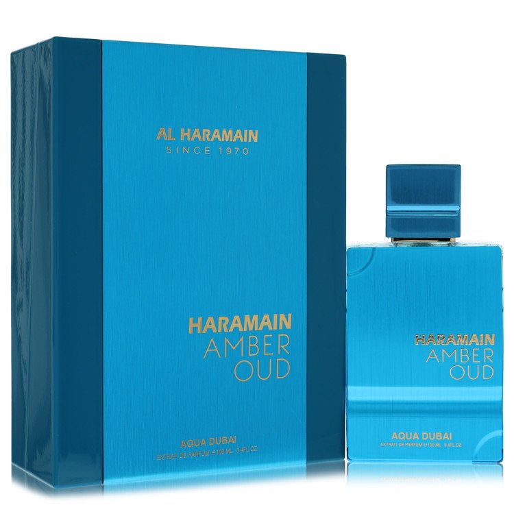 Al Haramain Amber Oud Aqua Dubai 3.33 oz Extrait De Parfum Spray For Men By Al Haramain