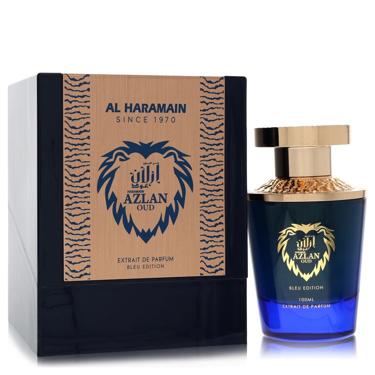 Al Haramain Azlan Oud Bleu 3.33 oz Extrait De Parfum Spray For Men By Al Haramain