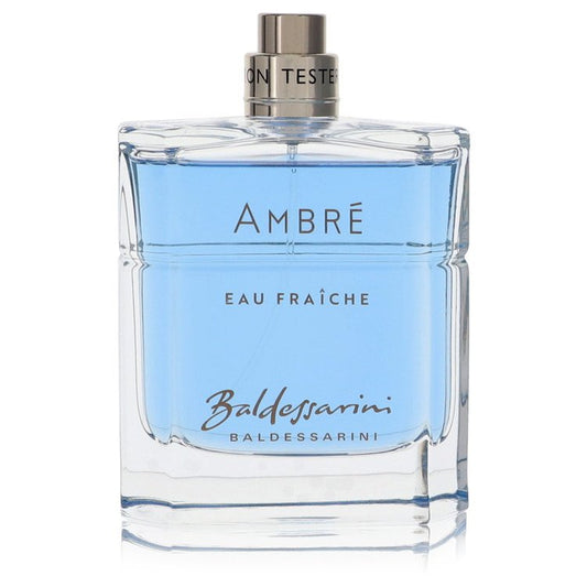 Baldessarini Ambre Eau Fraiche 3 oz Eau De Toilette Spray (Tester) For Men By Hugo Boss