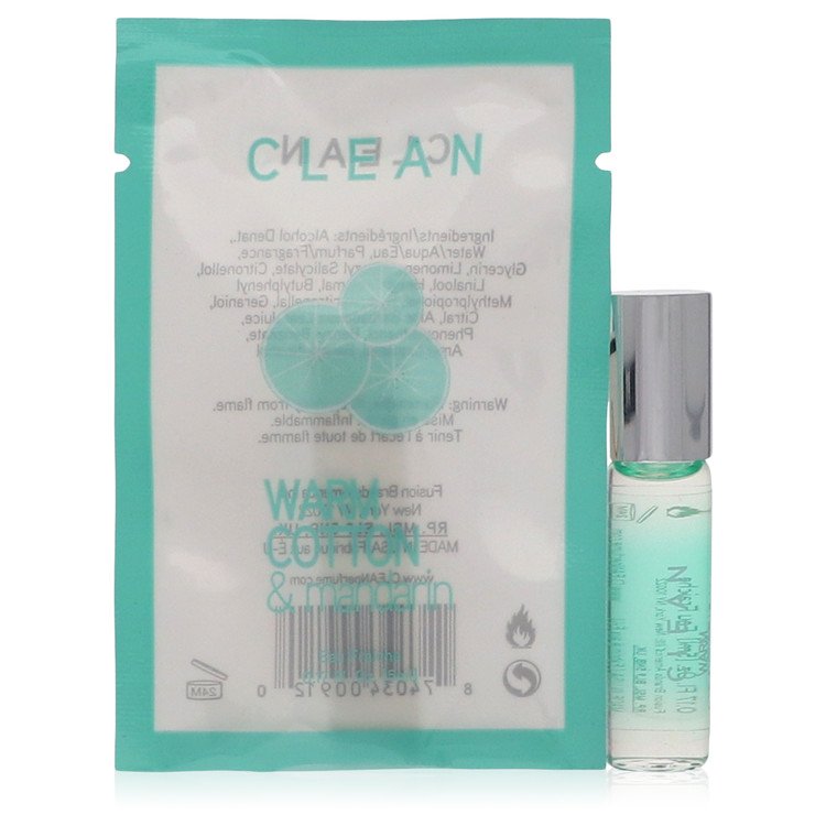 Clean Warm Cotton & Mandarine 0.17 oz Mini Eau Fraiche For Women By Clean