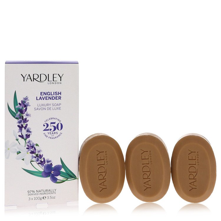 English Lavender 3.5 oz 3 x 3.5 oz Soap For Women By Yardley London