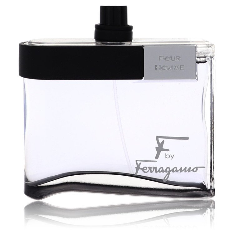 F Black 3.4 oz Eau De Toilette Spray (Tester) For Men By Salvatore Ferragamo