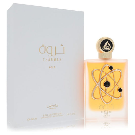 Lattafa Pride Tharwah Gold 3.4 oz Eau De Parfum Spray For Women By Lattafa