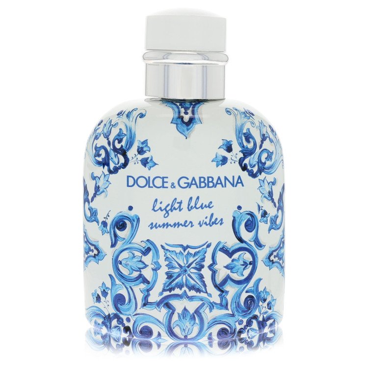 Light Blue Summer Vibes 4.2 oz Eau De Toilette Spray (Tester) For Men By Dolce & Gabbana