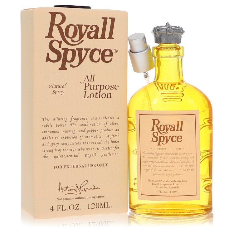 Image of Royall Fragrances Royall Spyce All Purpose Lotion / Cologne By Royall Fragrances 4 oz All Purpose Lotion / Cologne by Royall Fragrances 4 oz All Purpose Lotion / Cologne  - Best Deals
