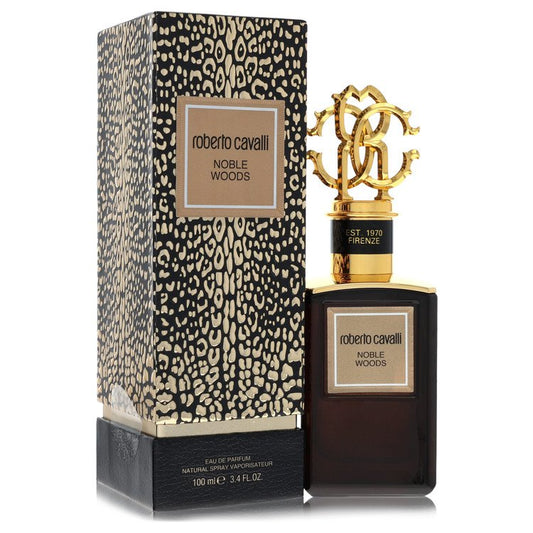 Noble Woods 3.4 oz Eau De Parfum Spray For Men By Roberto Cavalli