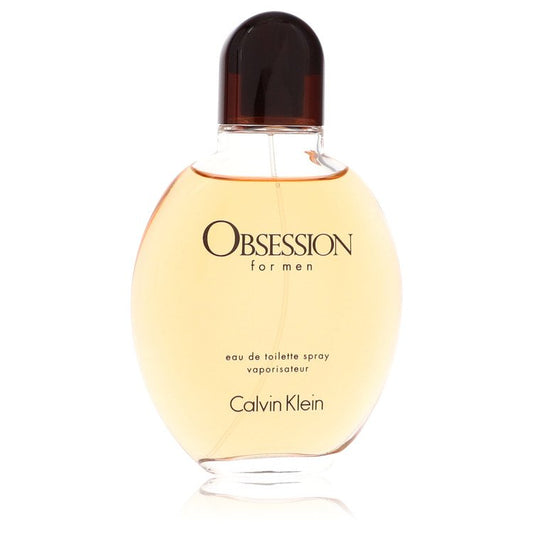 Obsession 4 oz Eau De Toilette Spray (Tester) For Men By Calvin Klein