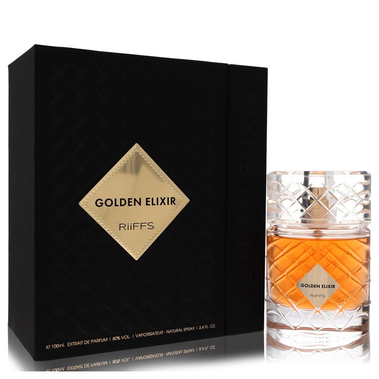 Riiffs Golden Elixir 3.4 oz Extrait De Parfum Spray (Unisex) For Men By Riiffs