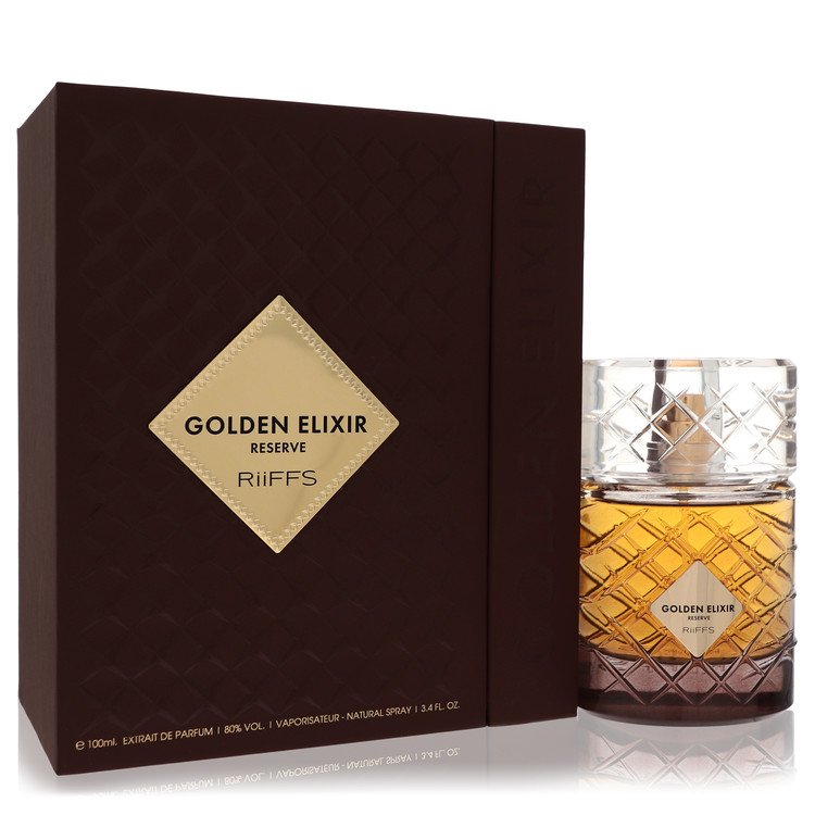 Riiffs Golden Elixir Reserve 3.4 oz Extrait De Parfum Spray (Unisex) For Men By Riiffs
