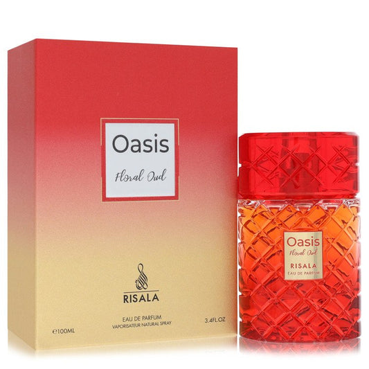 Risala Oasis Floral Oud 3.4 oz Eau De Parfum Spray For Women By Risala