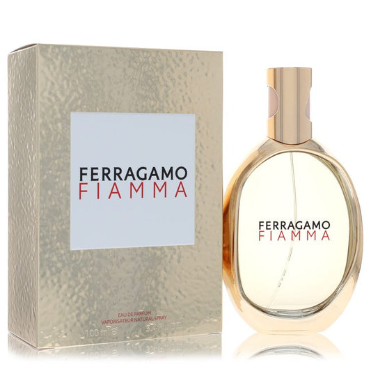 Salvatore Ferragamo Fiamma 3.4 oz Eau De Parfum Refillable Spray (Unisex) For Women By Salvatore Ferragamo