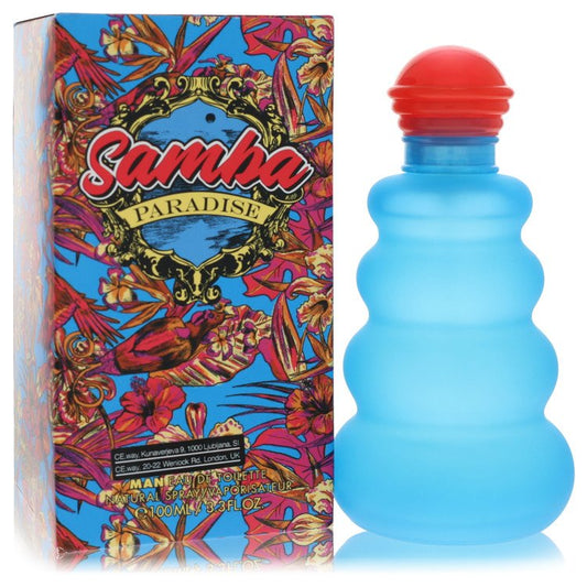 Samba Paradise 3.3 oz Eau De Toilette Spray For Men By Samba