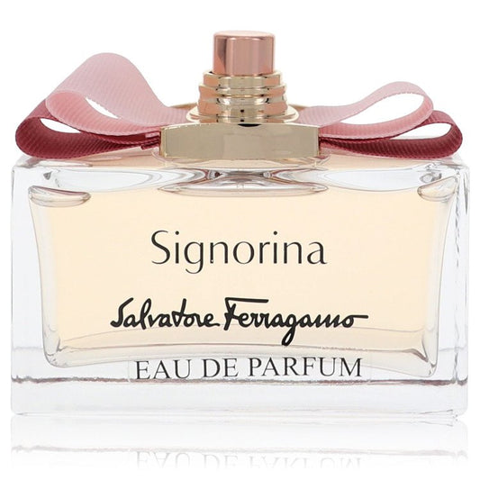 Signorina 3.4 oz Eau De Parfum Spray (Tester) For Women By Salvatore Ferragamo