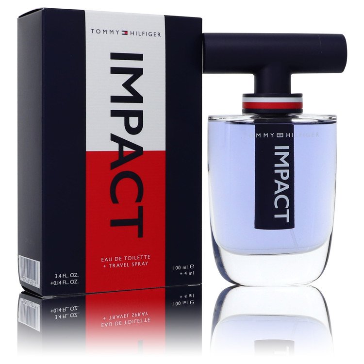 Image of Tommy Hilfiger Tommy Hilfiger Impact Cologne 3.4 oz Eau De Toilette Spray + .14 oz Travel EDT Spray  - Best Deals