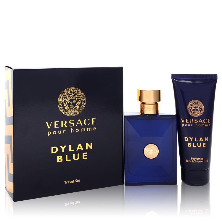 Image of Versace Versace Pour Homme Dylan Blue Gift Set By Versace 3.4 oz Eau de Toilette Spray + 3.4 oz Shower Gel by Versace 3.4 oz Eau de Toilette Spray + 3.4 oz Shower Gel Eau de Toilette - Best Deals