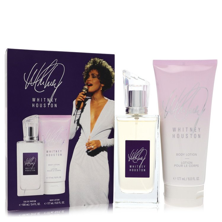 Image of Whitney Houston Whitney Houston Gift Set By Whitney Houston 3.4 oz Eau De Parfum Spray + 6 oz Body Lotion by Whitney Houston 3.4 oz Eau De Parfum Spray + 6 oz Body Lotion Eau De Parfum - Best Deals