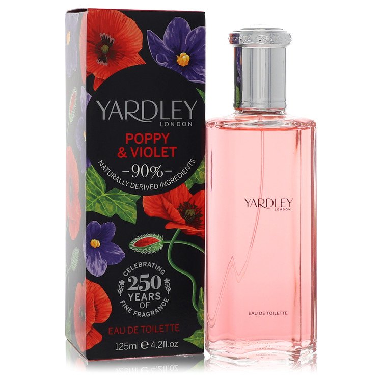 Image of Yardley London Yardley Poppy & Violet Perfume 4.2 oz Eau De Toilette Spray  - Best Deals