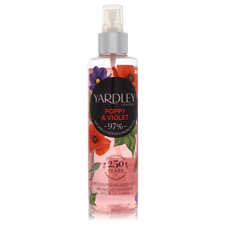 Image of Yardley London Yardley Poppy & Violet Perfume 6.8 oz Body Mist  - Best Deals